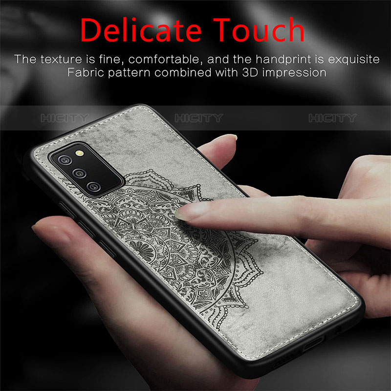 Custodia Silicone Ultra Sottile Morbida Cover con Magnetico S03D per Samsung Galaxy M02s