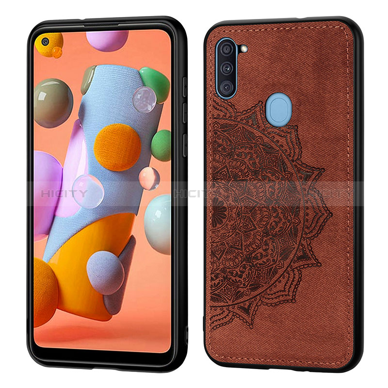 Custodia Silicone Ultra Sottile Morbida Cover con Magnetico S03D per Samsung Galaxy M11