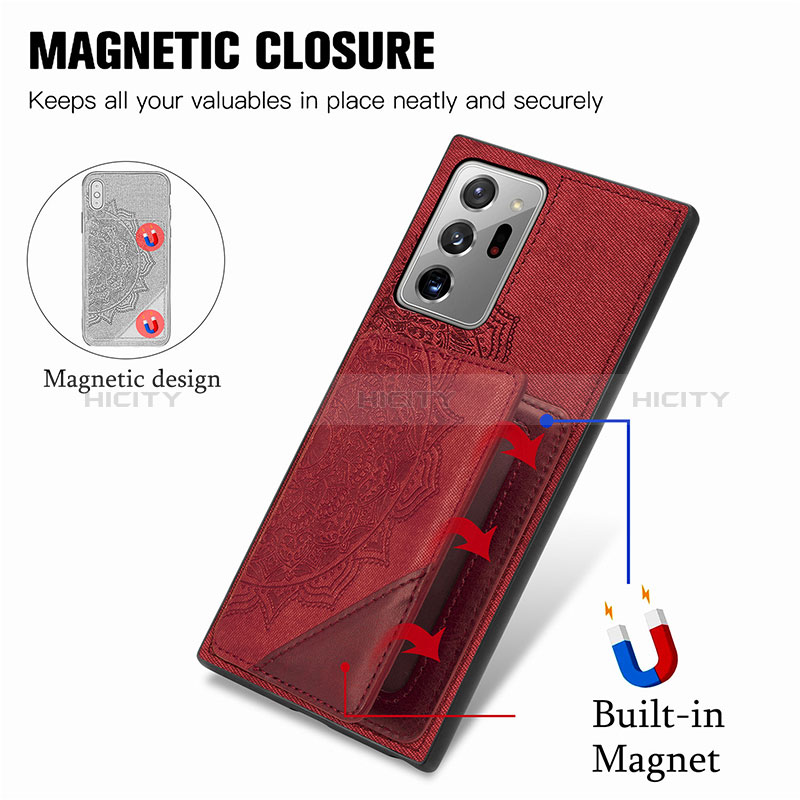 Custodia Silicone Ultra Sottile Morbida Cover con Magnetico S03D per Samsung Galaxy Note 20 Ultra 5G