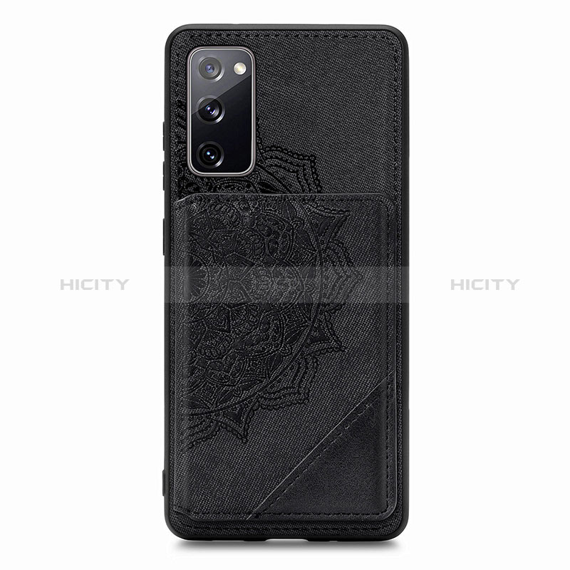 Custodia Silicone Ultra Sottile Morbida Cover con Magnetico S03D per Samsung Galaxy S20 Lite 5G Nero