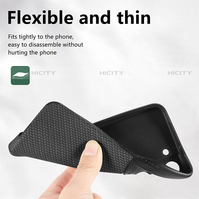 Custodia Silicone Ultra Sottile Morbida Cover con Magnetico S03D per Samsung Galaxy S22 Plus 5G