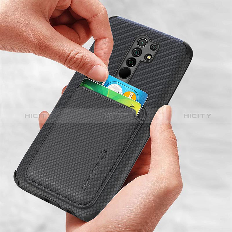 Custodia Silicone Ultra Sottile Morbida Cover con Magnetico S03D per Xiaomi Poco M2