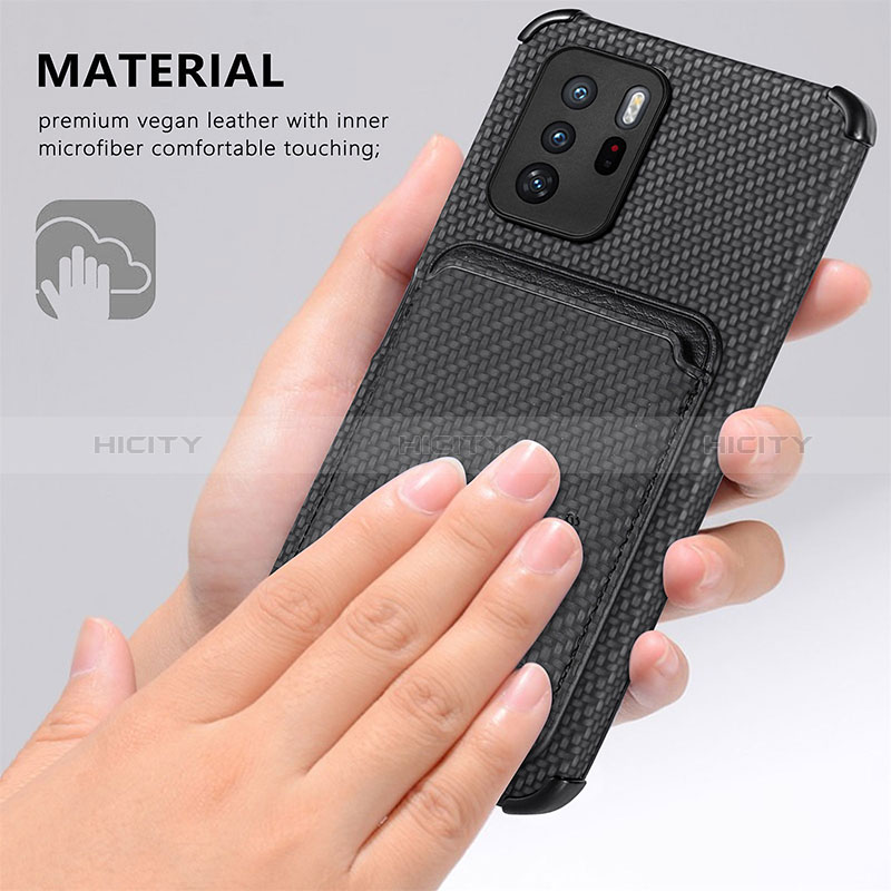 Custodia Silicone Ultra Sottile Morbida Cover con Magnetico S03D per Xiaomi Poco X3 GT 5G