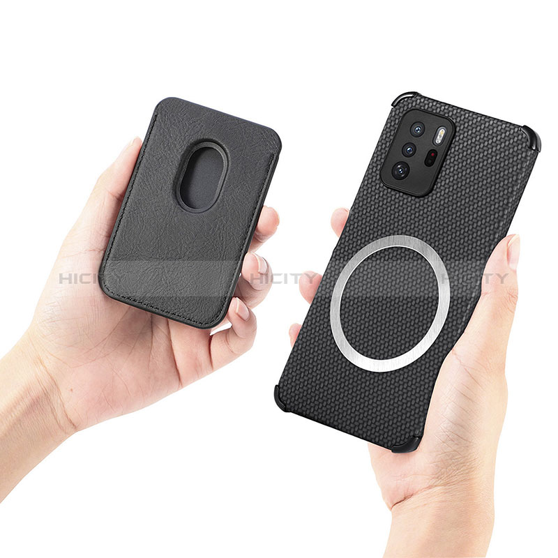 Custodia Silicone Ultra Sottile Morbida Cover con Magnetico S03D per Xiaomi Poco X3 GT 5G