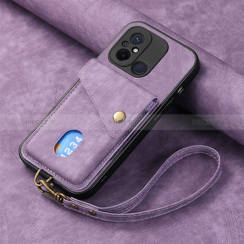 Custodia Silicone Ultra Sottile Morbida Cover con Magnetico S03D per Xiaomi Redmi 11A 4G Viola