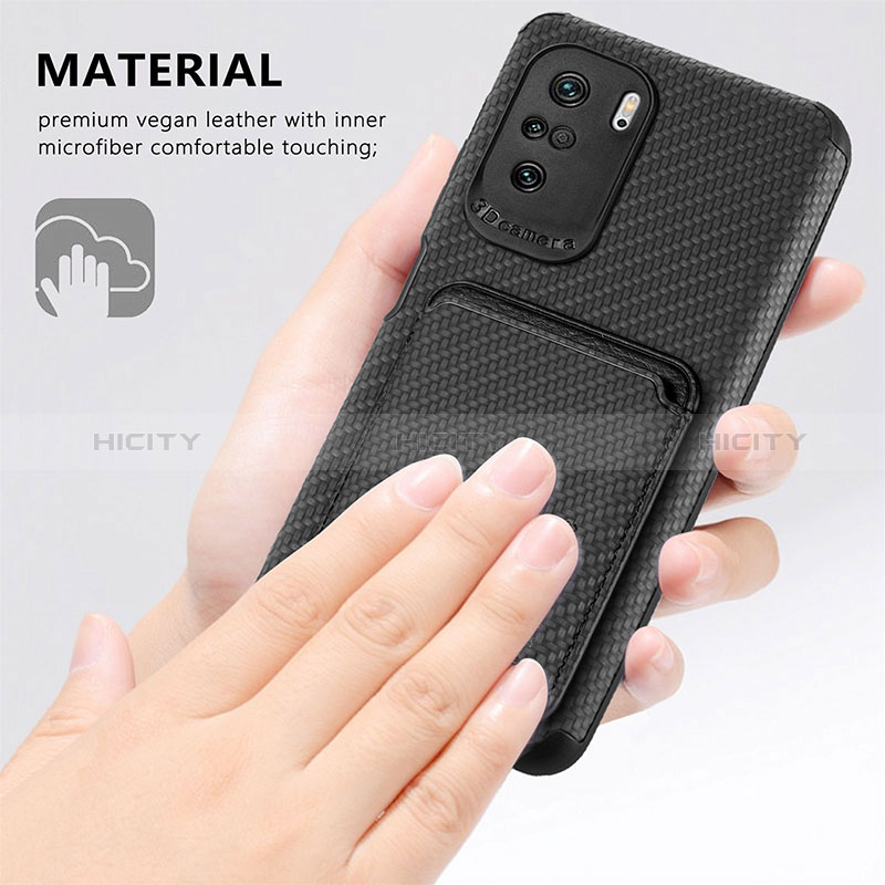 Custodia Silicone Ultra Sottile Morbida Cover con Magnetico S03D per Xiaomi Redmi K40 5G