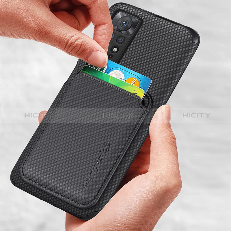 Custodia Silicone Ultra Sottile Morbida Cover con Magnetico S03D per Xiaomi Redmi Note 11 Pro 5G