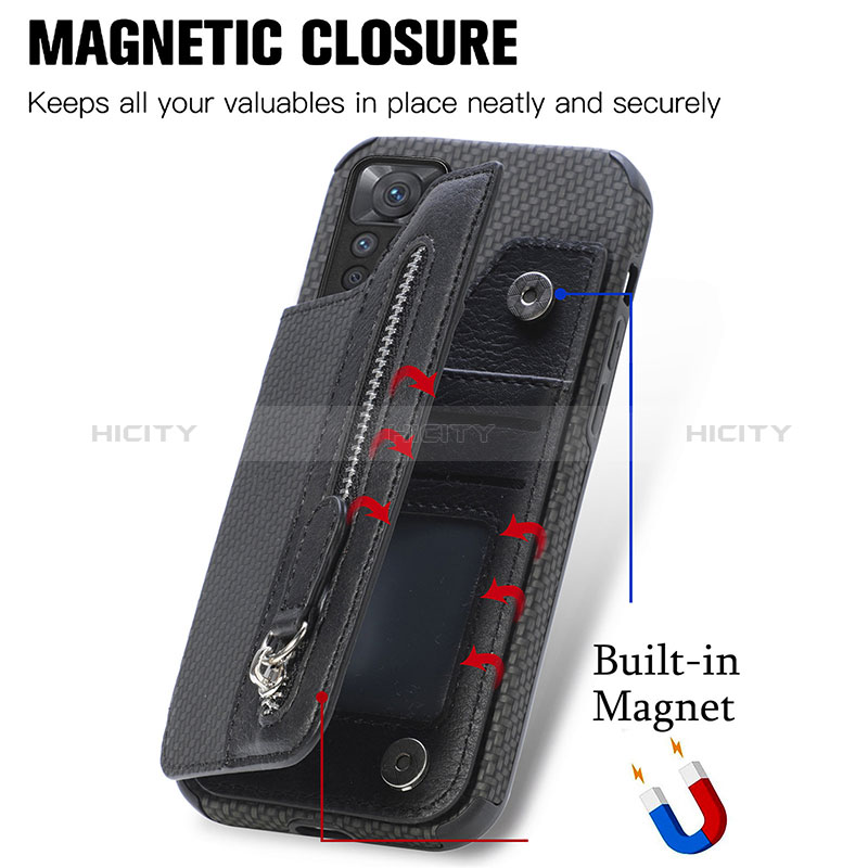 Custodia Silicone Ultra Sottile Morbida Cover con Magnetico S03D per Xiaomi Redmi Note 11S 4G