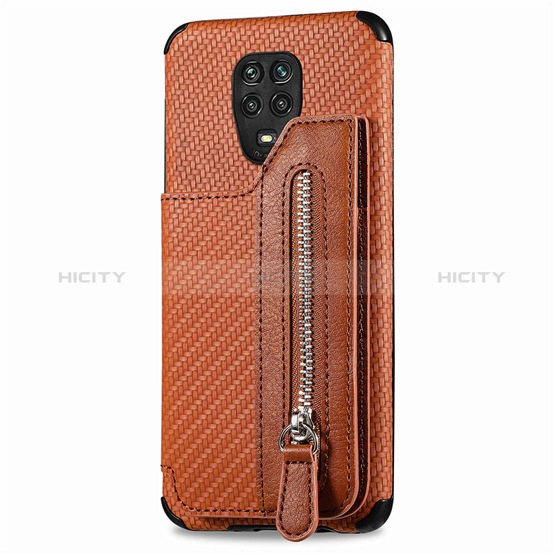 Custodia Silicone Ultra Sottile Morbida Cover con Magnetico S03D per Xiaomi Redmi Note 9 Pro