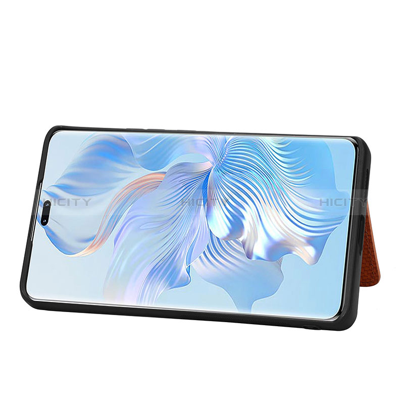 Custodia Silicone Ultra Sottile Morbida Cover con Magnetico S04D per Huawei Honor 80 Pro 5G