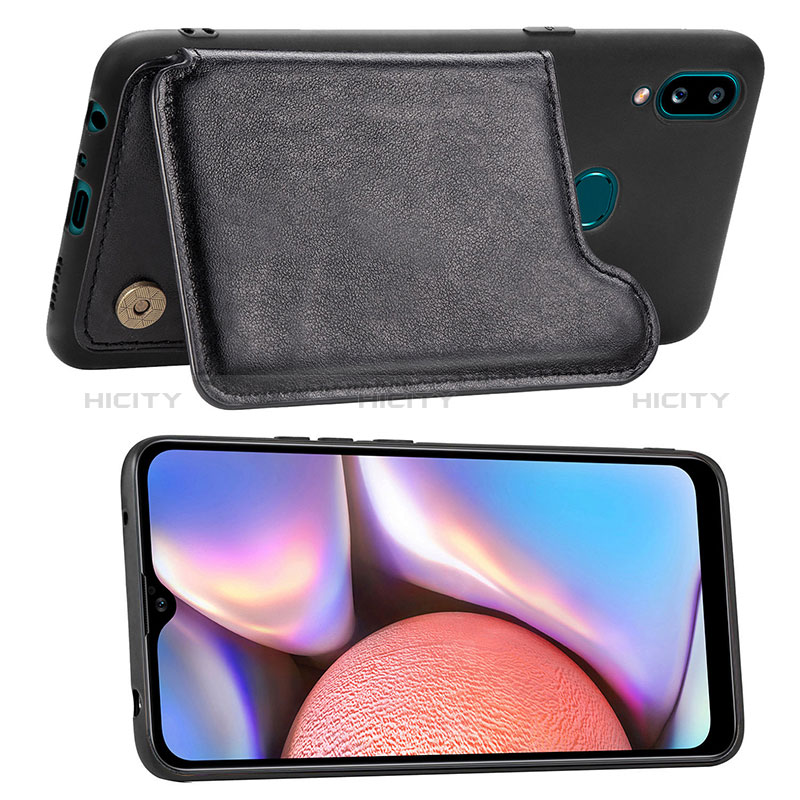 Custodia Silicone Ultra Sottile Morbida Cover con Magnetico S04D per Samsung Galaxy A10s