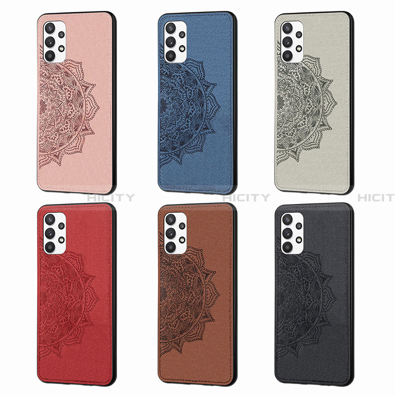 Custodia Silicone Ultra Sottile Morbida Cover con Magnetico S04D per Samsung Galaxy A32 5G