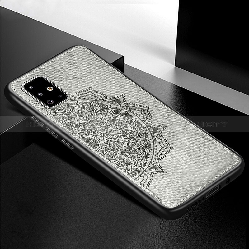 Custodia Silicone Ultra Sottile Morbida Cover con Magnetico S04D per Samsung Galaxy A71 4G A715