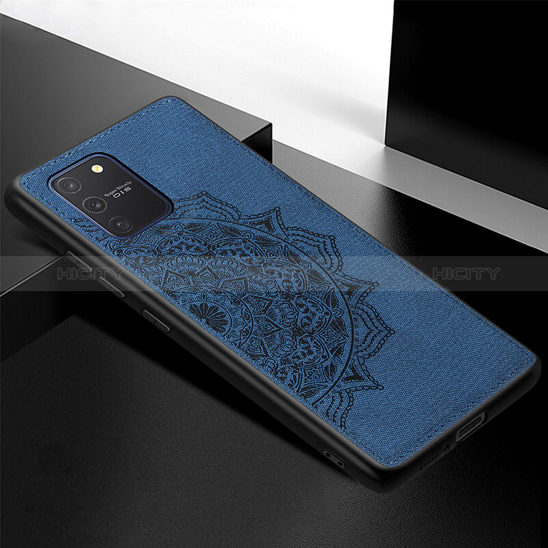 Custodia Silicone Ultra Sottile Morbida Cover con Magnetico S04D per Samsung Galaxy A91