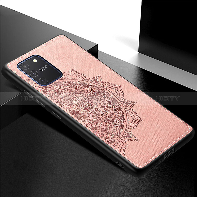 Custodia Silicone Ultra Sottile Morbida Cover con Magnetico S04D per Samsung Galaxy A91