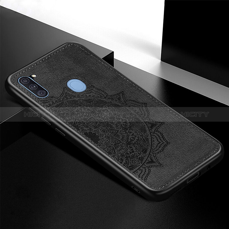 Custodia Silicone Ultra Sottile Morbida Cover con Magnetico S04D per Samsung Galaxy M11