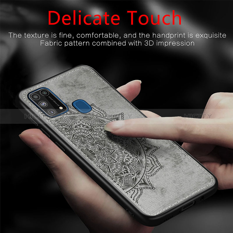 Custodia Silicone Ultra Sottile Morbida Cover con Magnetico S04D per Samsung Galaxy M31 Prime Edition