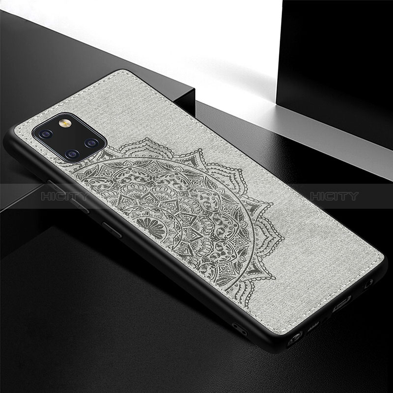 Custodia Silicone Ultra Sottile Morbida Cover con Magnetico S04D per Samsung Galaxy Note 10 Lite