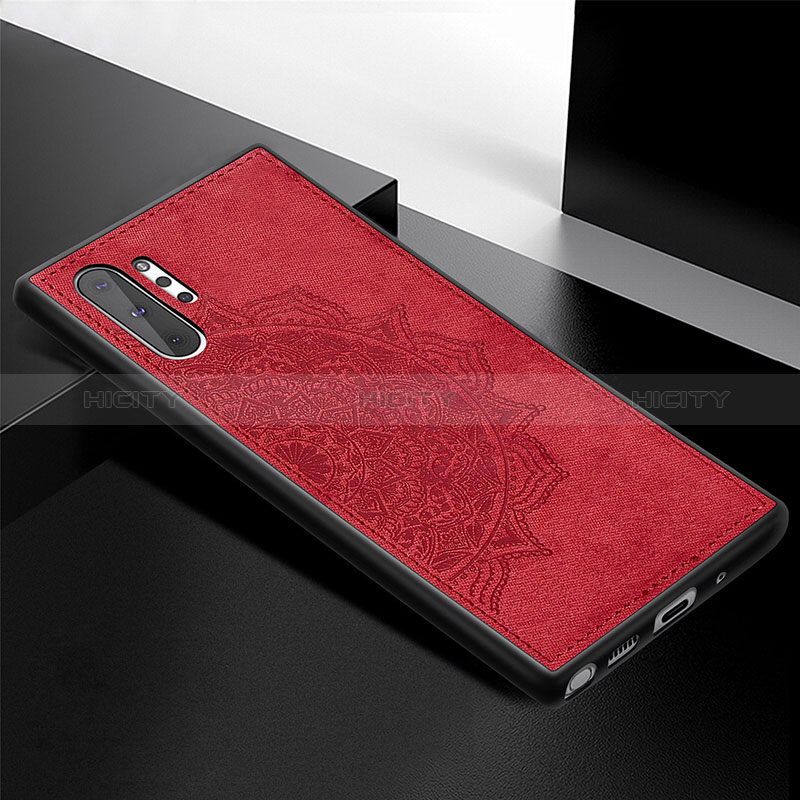 Custodia Silicone Ultra Sottile Morbida Cover con Magnetico S04D per Samsung Galaxy Note 10 Plus 5G