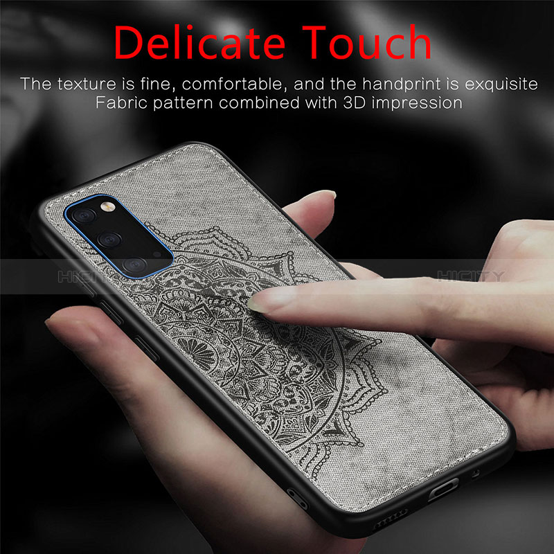 Custodia Silicone Ultra Sottile Morbida Cover con Magnetico S04D per Samsung Galaxy S20 5G