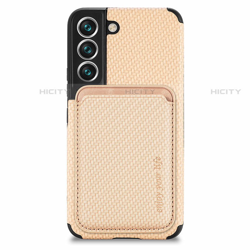 Custodia Silicone Ultra Sottile Morbida Cover con Magnetico S04D per Samsung Galaxy S21 Plus 5G