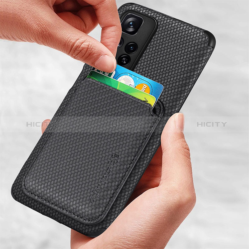 Custodia Silicone Ultra Sottile Morbida Cover con Magnetico S04D per Xiaomi Mi 11i 5G (2022)