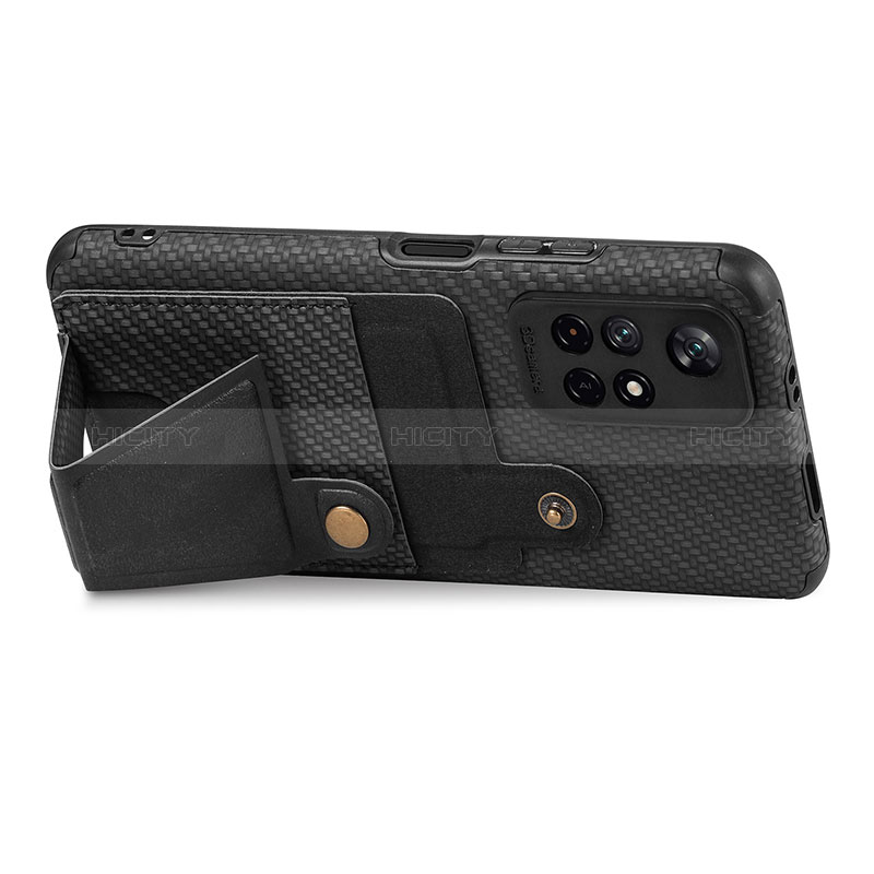 Custodia Silicone Ultra Sottile Morbida Cover con Magnetico S04D per Xiaomi Poco M4 Pro 5G