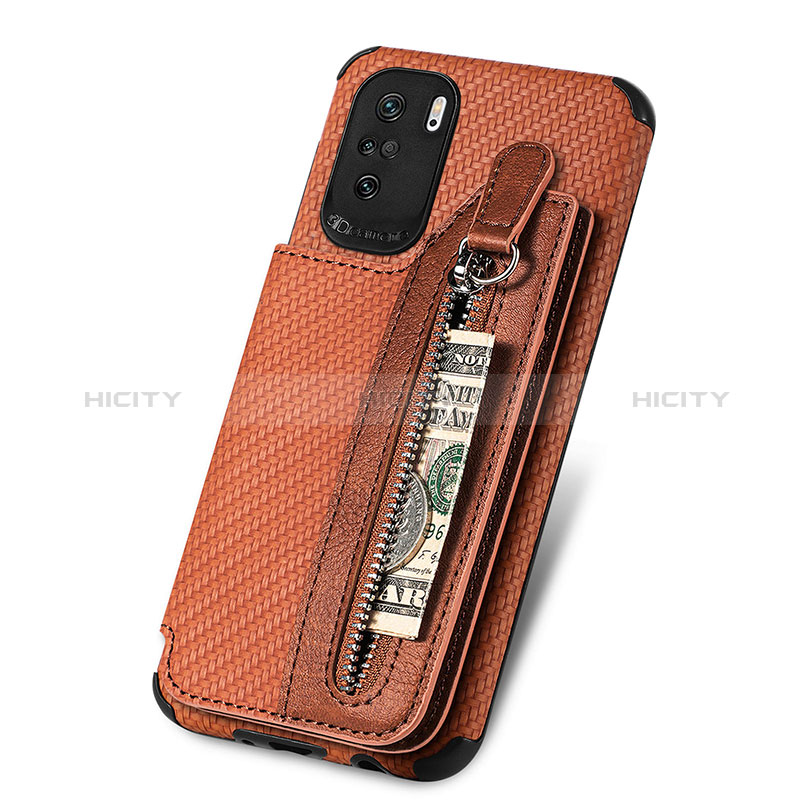 Custodia Silicone Ultra Sottile Morbida Cover con Magnetico S04D per Xiaomi Redmi K40 Pro 5G