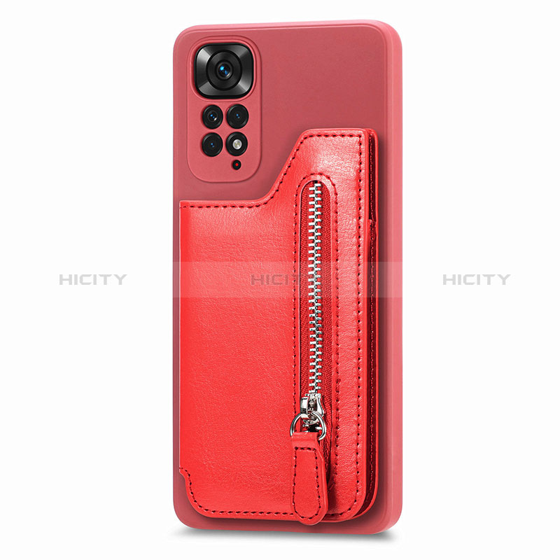 Custodia Silicone Ultra Sottile Morbida Cover con Magnetico S04D per Xiaomi Redmi Note 11 4G (2022)