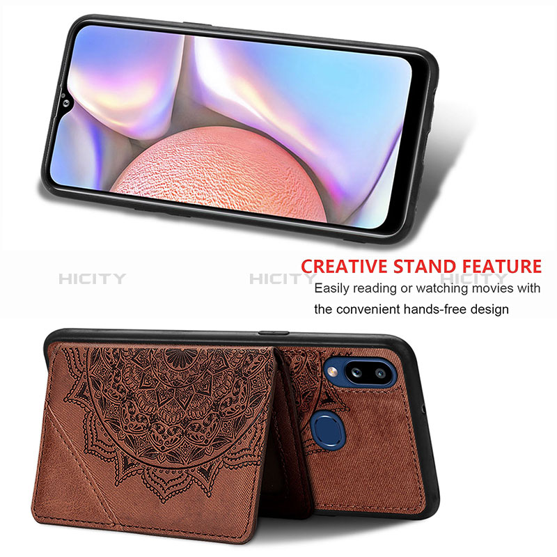 Custodia Silicone Ultra Sottile Morbida Cover con Magnetico S05D per Samsung Galaxy A10s