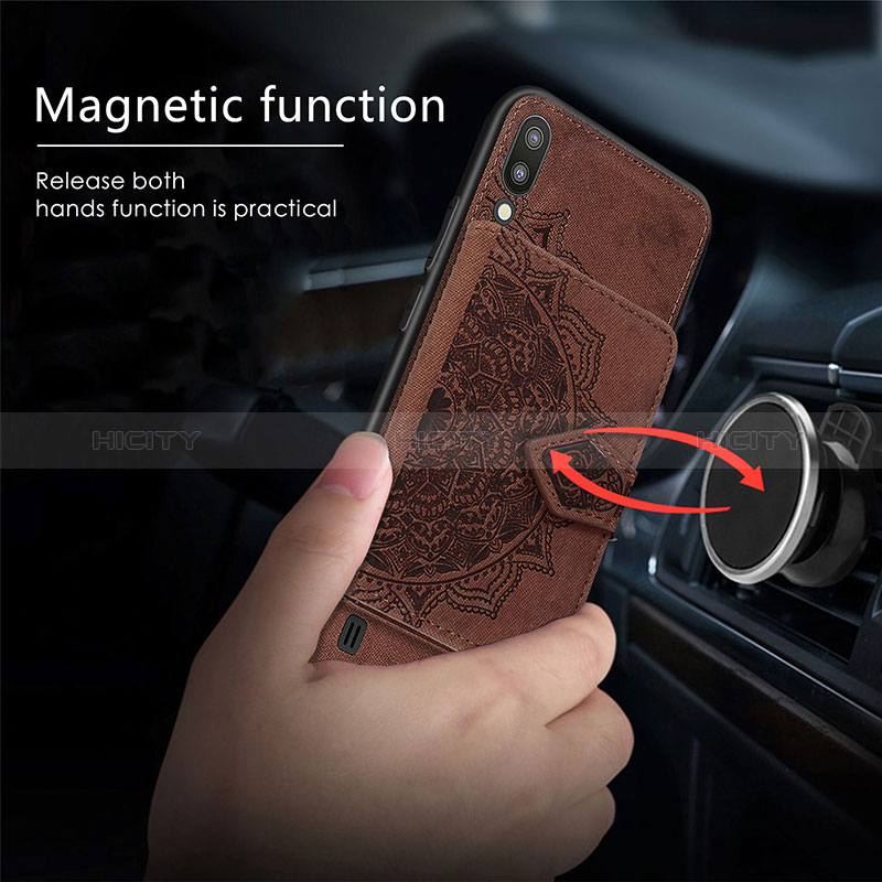 Custodia Silicone Ultra Sottile Morbida Cover con Magnetico S05D per Samsung Galaxy M10