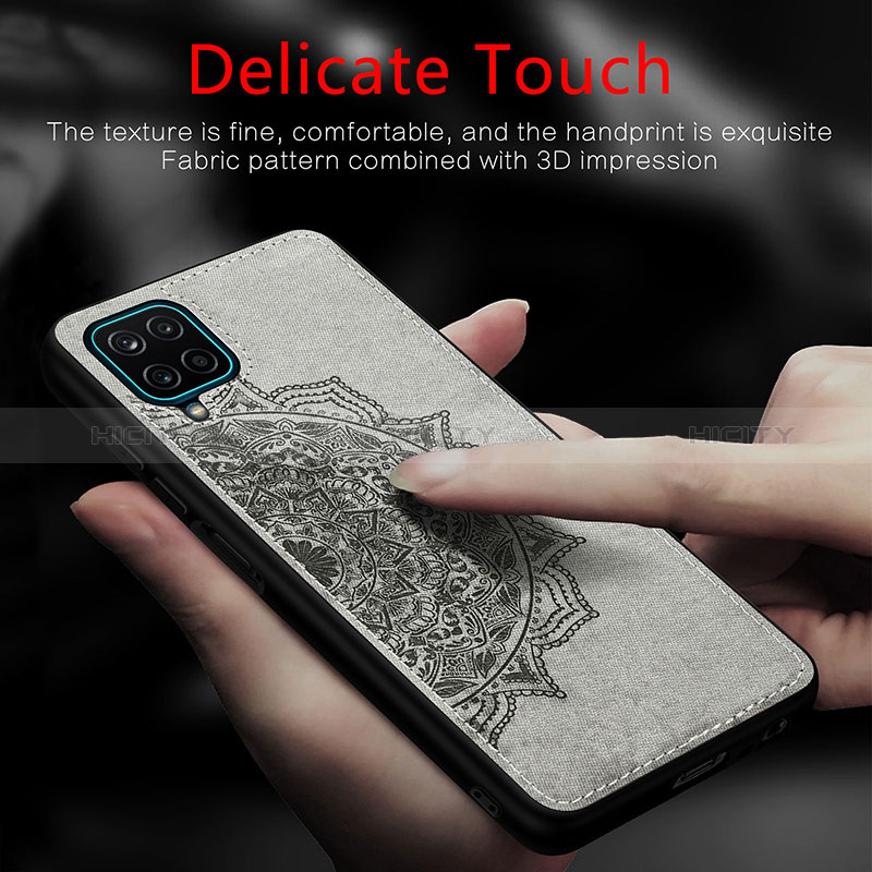 Custodia Silicone Ultra Sottile Morbida Cover con Magnetico S05D per Samsung Galaxy M12