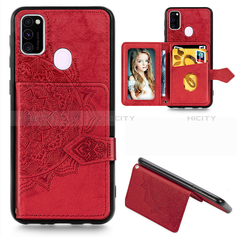 Custodia Silicone Ultra Sottile Morbida Cover con Magnetico S05D per Samsung Galaxy M30s