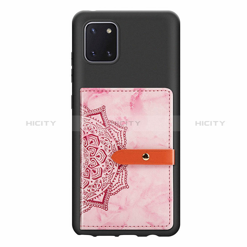 Custodia Silicone Ultra Sottile Morbida Cover con Magnetico S05D per Samsung Galaxy Note 10 Lite