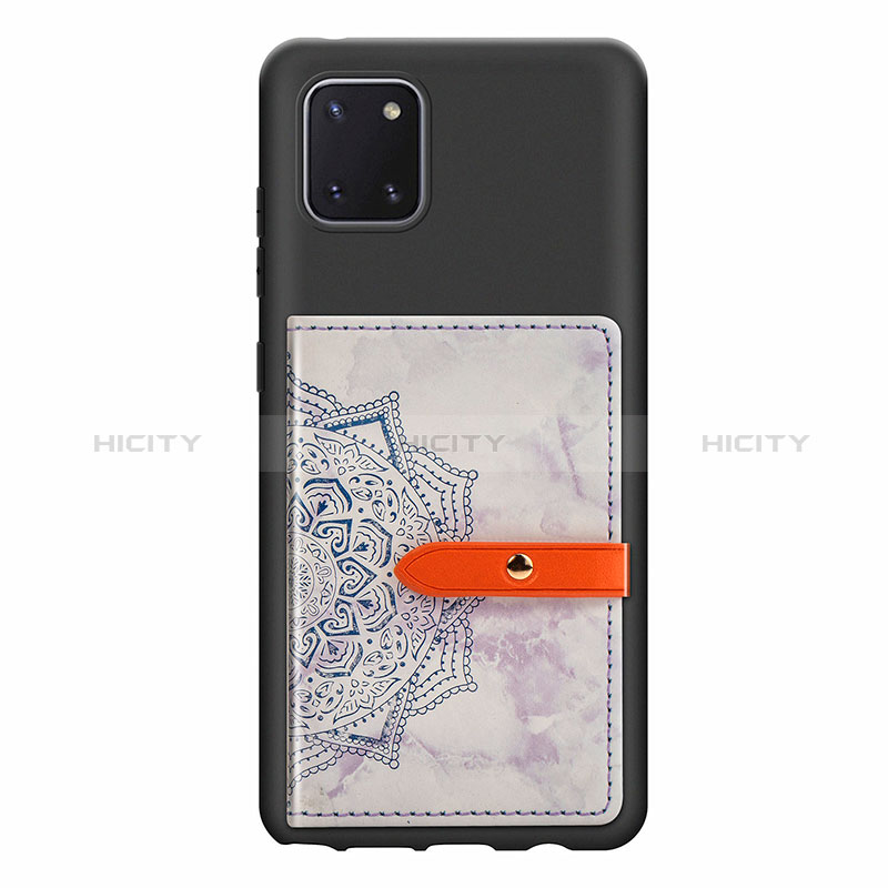 Custodia Silicone Ultra Sottile Morbida Cover con Magnetico S05D per Samsung Galaxy Note 10 Lite Rosso