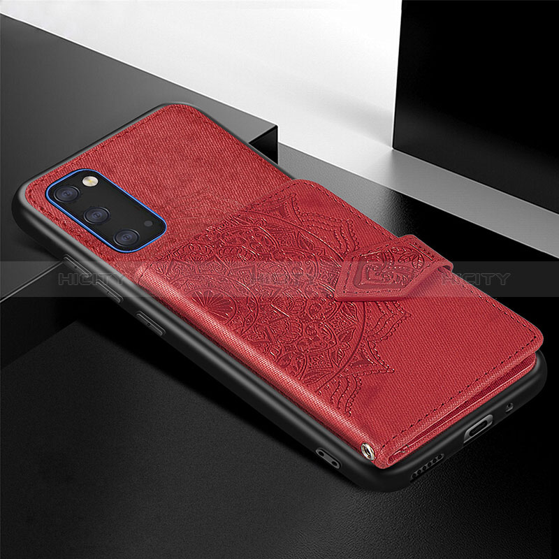 Custodia Silicone Ultra Sottile Morbida Cover con Magnetico S05D per Samsung Galaxy S20