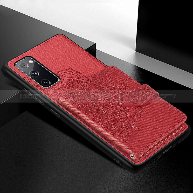 Custodia Silicone Ultra Sottile Morbida Cover con Magnetico S05D per Samsung Galaxy S20 Lite 5G