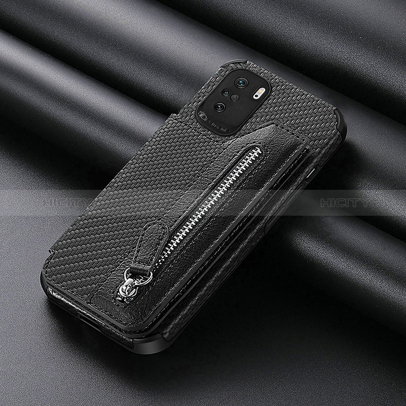 Custodia Silicone Ultra Sottile Morbida Cover con Magnetico S05D per Xiaomi Mi 11X 5G Nero