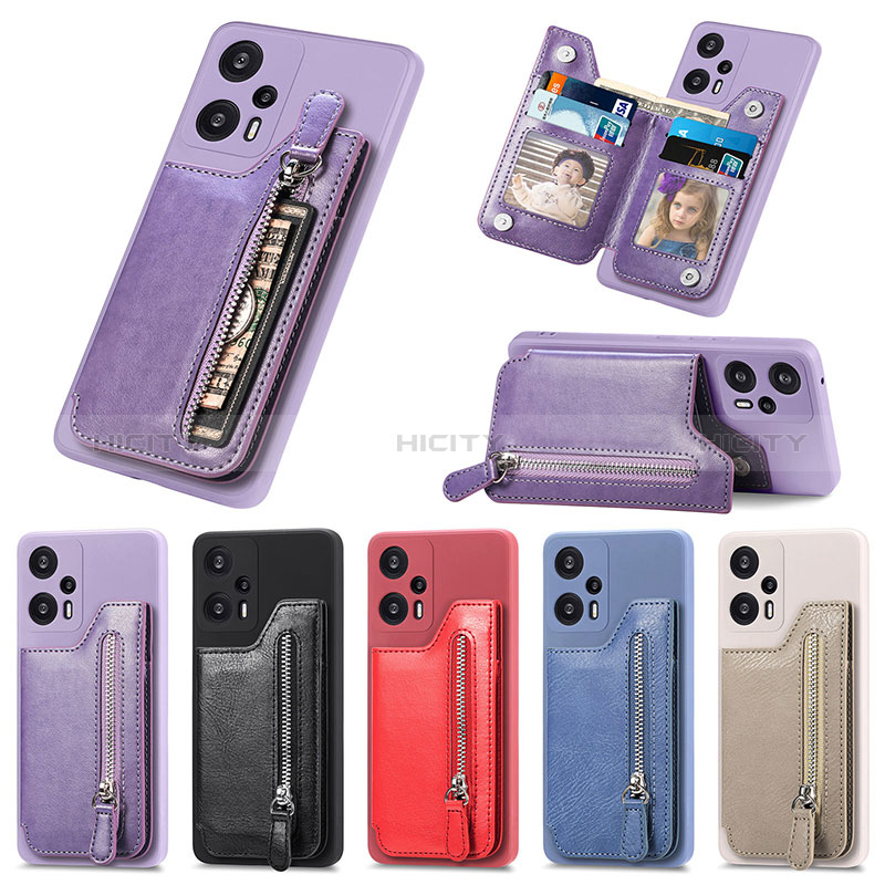 Custodia Silicone Ultra Sottile Morbida Cover con Magnetico S05D per Xiaomi Poco F5 5G