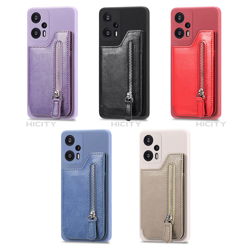 Custodia Silicone Ultra Sottile Morbida Cover con Magnetico S05D per Xiaomi Poco F5 5G