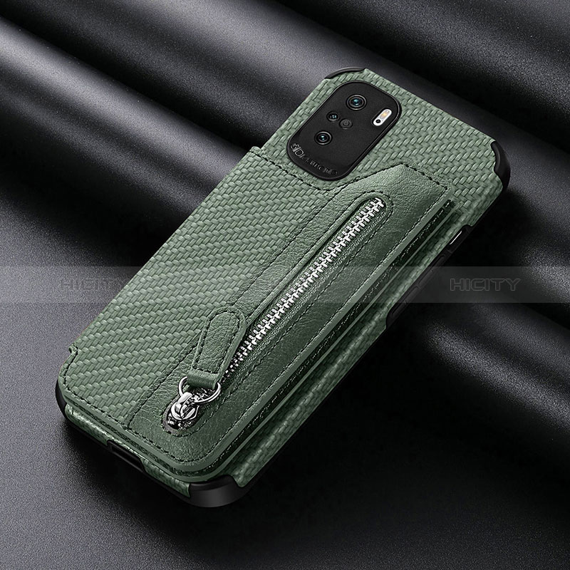 Custodia Silicone Ultra Sottile Morbida Cover con Magnetico S05D per Xiaomi Redmi K40 Pro 5G