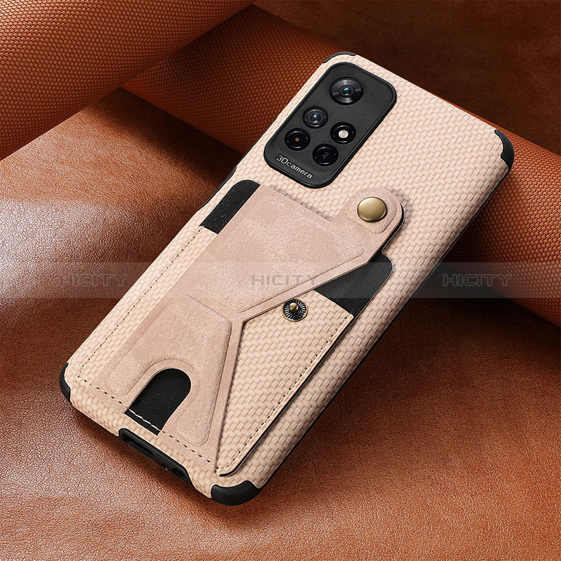 Custodia Silicone Ultra Sottile Morbida Cover con Magnetico S05D per Xiaomi Redmi Note 11 5G