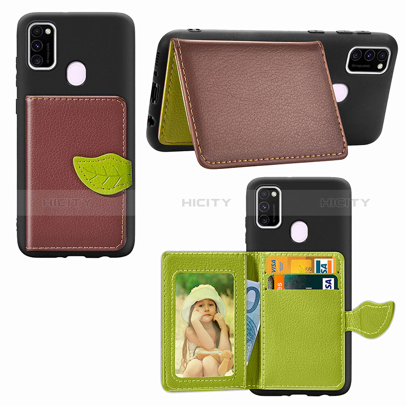 Custodia Silicone Ultra Sottile Morbida Cover con Magnetico S06D per Samsung Galaxy M30s