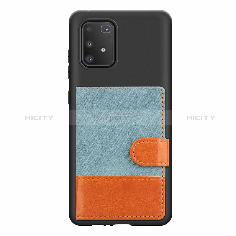 Custodia Silicone Ultra Sottile Morbida Cover con Magnetico S06D per Samsung Galaxy S10 Lite