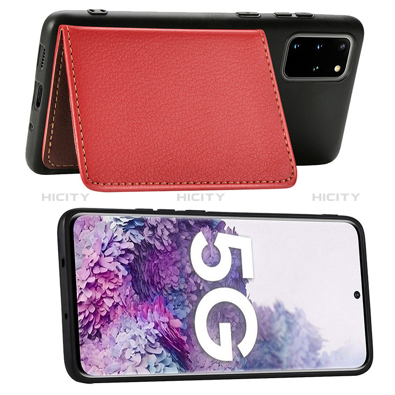 Custodia Silicone Ultra Sottile Morbida Cover con Magnetico S06D per Samsung Galaxy S20 Plus 5G