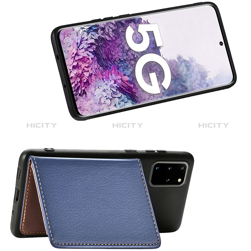 Custodia Silicone Ultra Sottile Morbida Cover con Magnetico S06D per Samsung Galaxy S20 Plus 5G