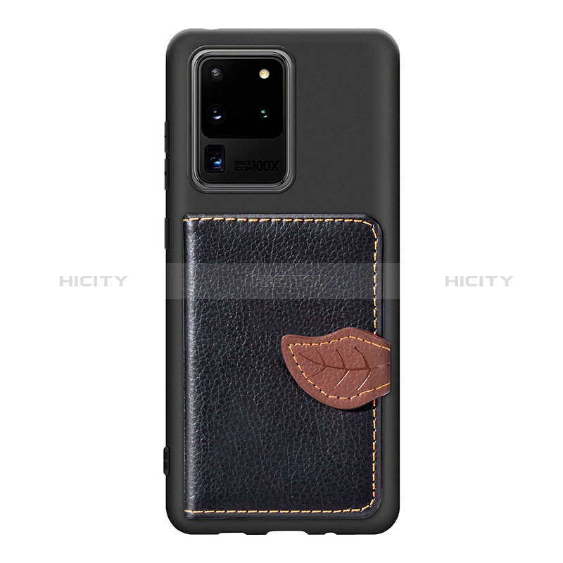 Custodia Silicone Ultra Sottile Morbida Cover con Magnetico S06D per Samsung Galaxy S20 Ultra