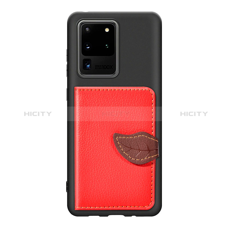 Custodia Silicone Ultra Sottile Morbida Cover con Magnetico S06D per Samsung Galaxy S20 Ultra 5G