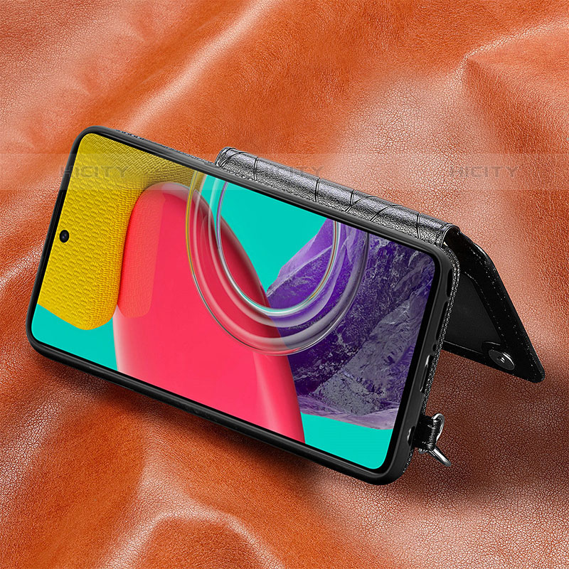 Custodia Silicone Ultra Sottile Morbida Cover con Magnetico S07D per Samsung Galaxy M53 5G