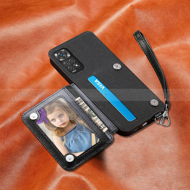 Custodia Silicone Ultra Sottile Morbida Cover con Magnetico S07D per Xiaomi Redmi Note 11 4G (2022)
